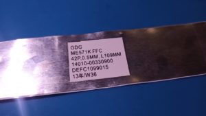 Nexus7の42Pフラットケーブル